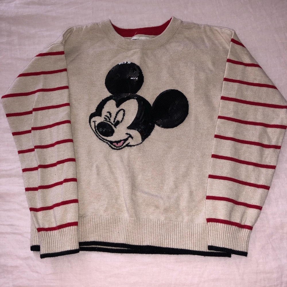 Gap Mickey Mouse sweater.
